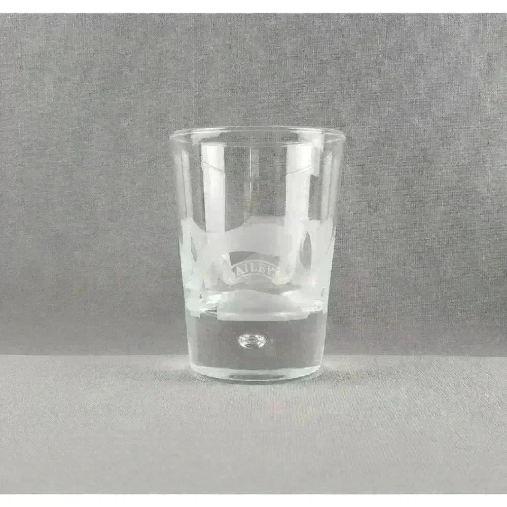 Bailey's On The Rocks Old Fashioned Drinking Glass Art Glass Controlled Bubble